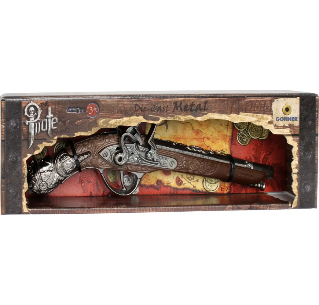 Pulio Pistolet pirata metalowy dla chłopców 3+
