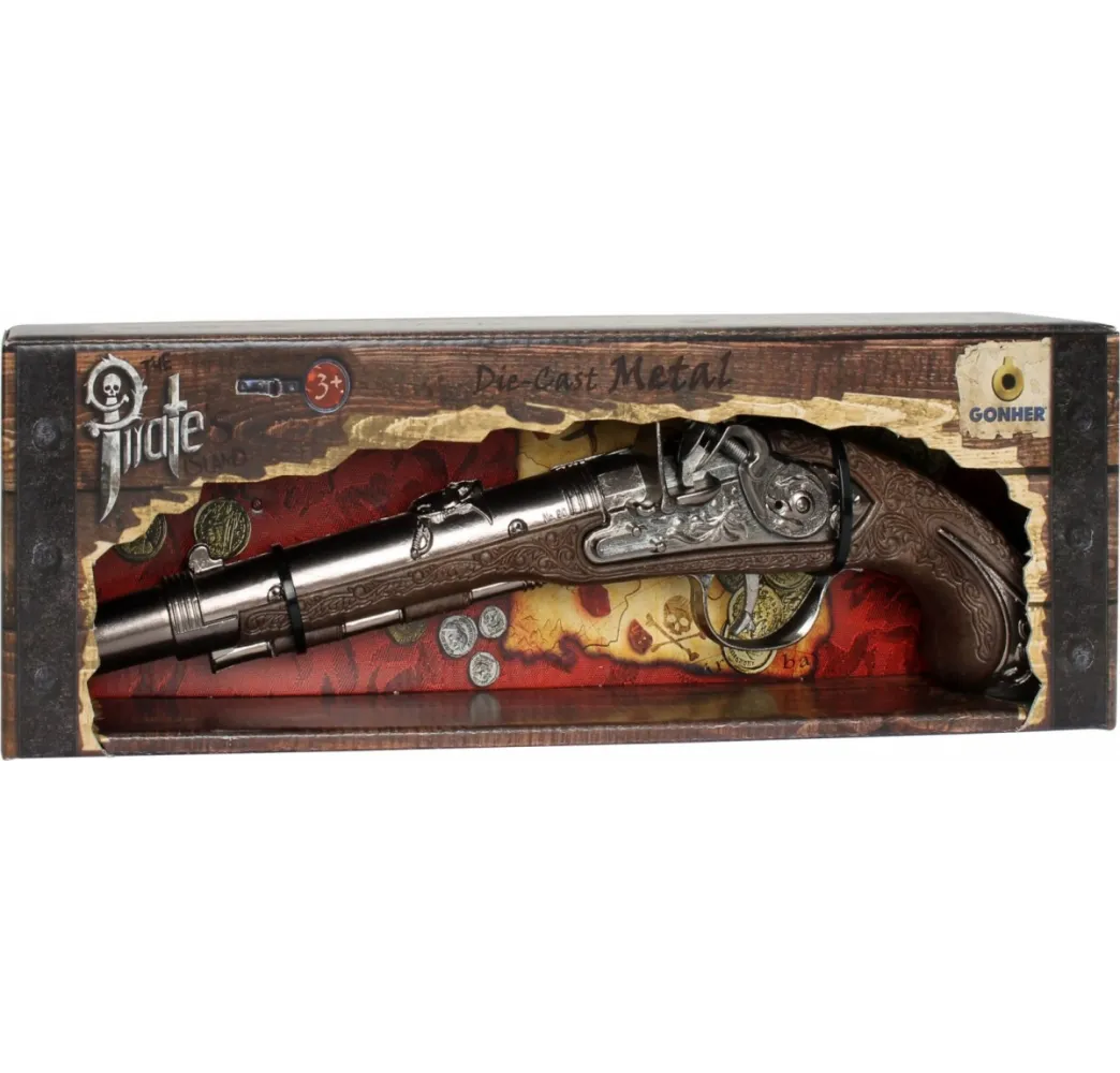 Pulio metalowy pistolet pirata dla dzieci 3+