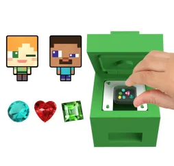 Epee Naklejkomat 3D Minecraft zestaw kreatywny dla dzieci
