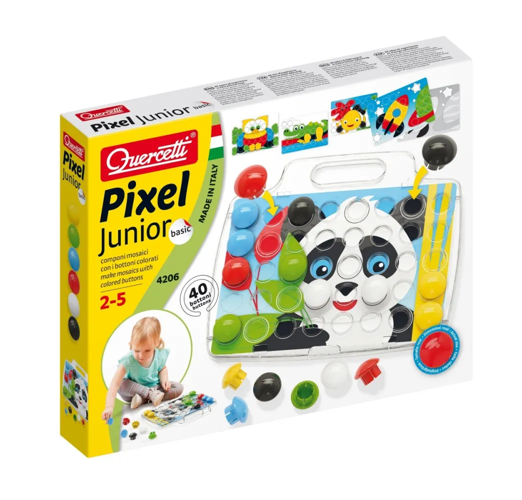 Quercetti Mozaika Pixel Junior Basic 40 elementów