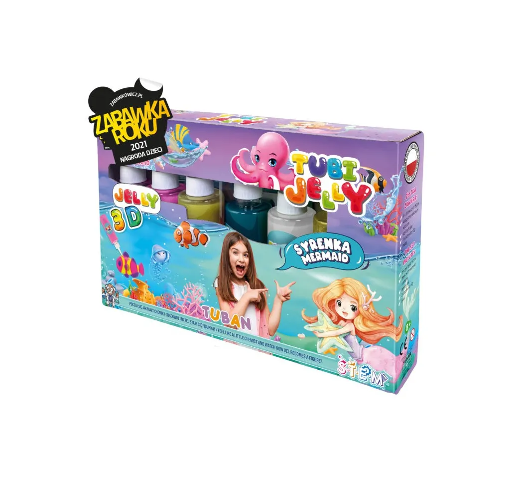 Tuban Tubi Jelly Syrenka zestaw kreatywny dla dziewczynek