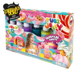 Tuban Tubi Jelly 6 kolorów figurki kreatywne dla dziewczynek