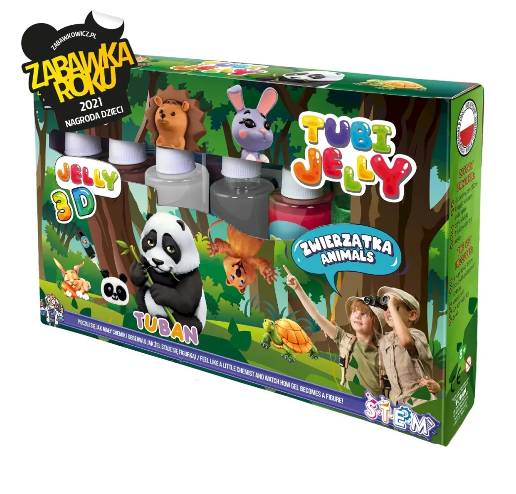 Tuban Tubi Jelly 6 kolorów zestaw kreatywny dla dzieci