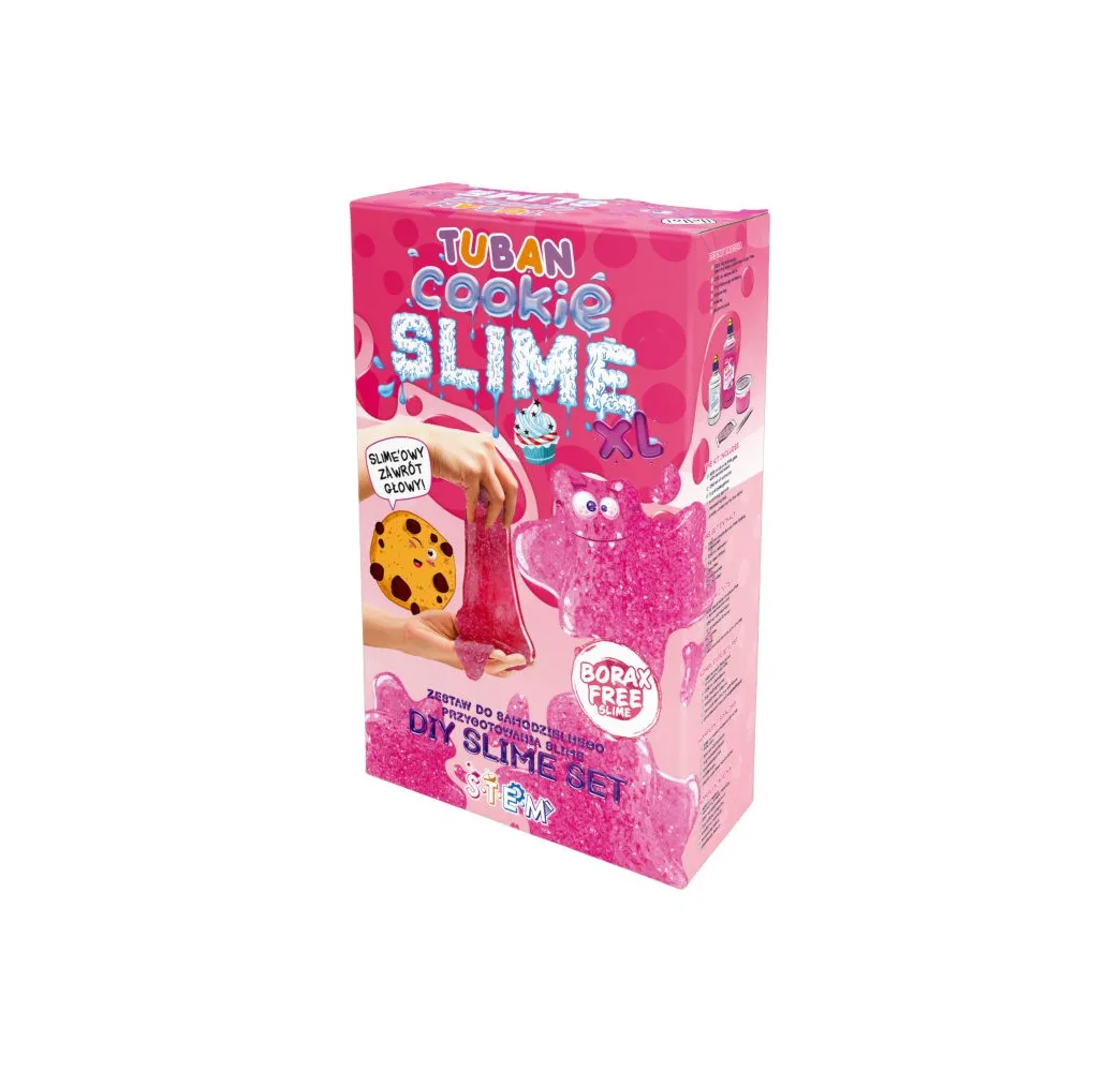 Tuban Masa plastyczna super slime Ciastko XL zestaw kreatywny