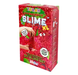 Tuban Masa plastyczna super slime Truskawka zestaw kreatywny