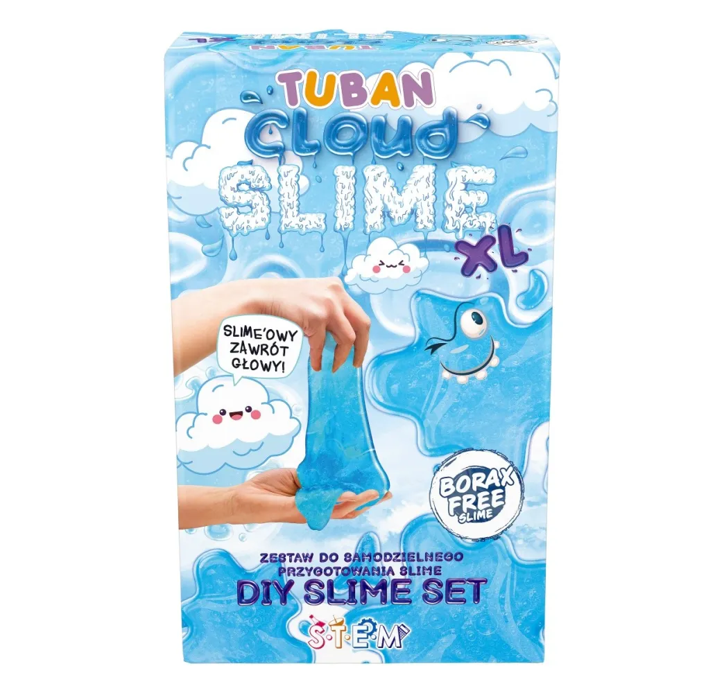 Tuban Cloud Slime XL masa plastyczna zestaw kreatywny 6+