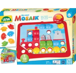 Lena Moja pierwsza mozaika Pojazdy – zabawka kreatywna 2+