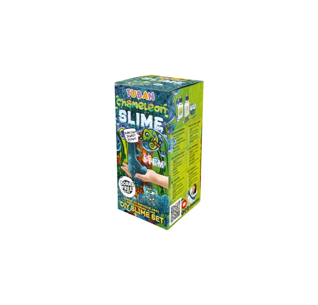Tuban Zestaw Slime DIY Kameleon – kreatywne zabawki dla dzieci