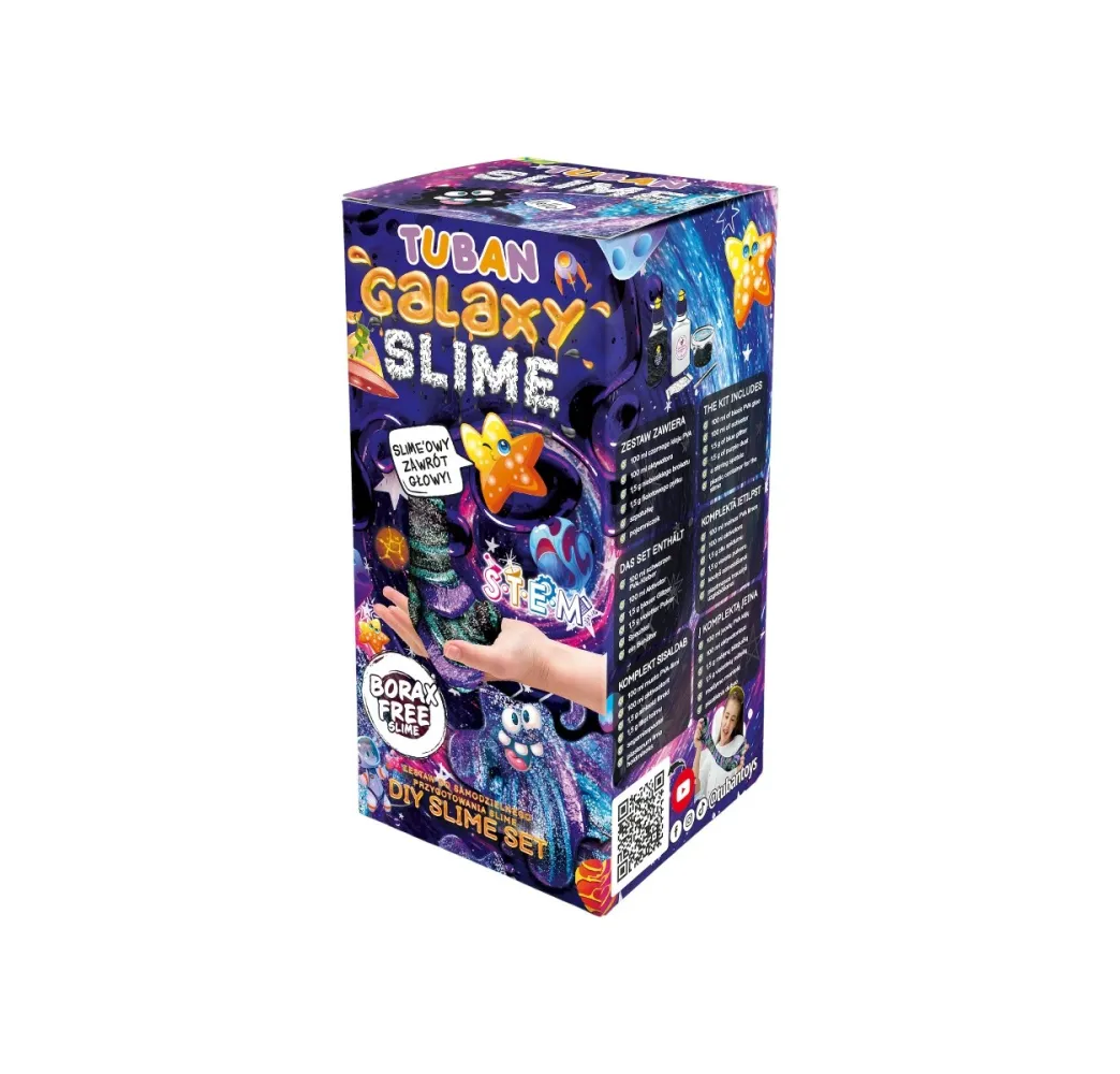 Tuban Slime DIY Galaxy zestaw kreatywny dla dzieci 6+