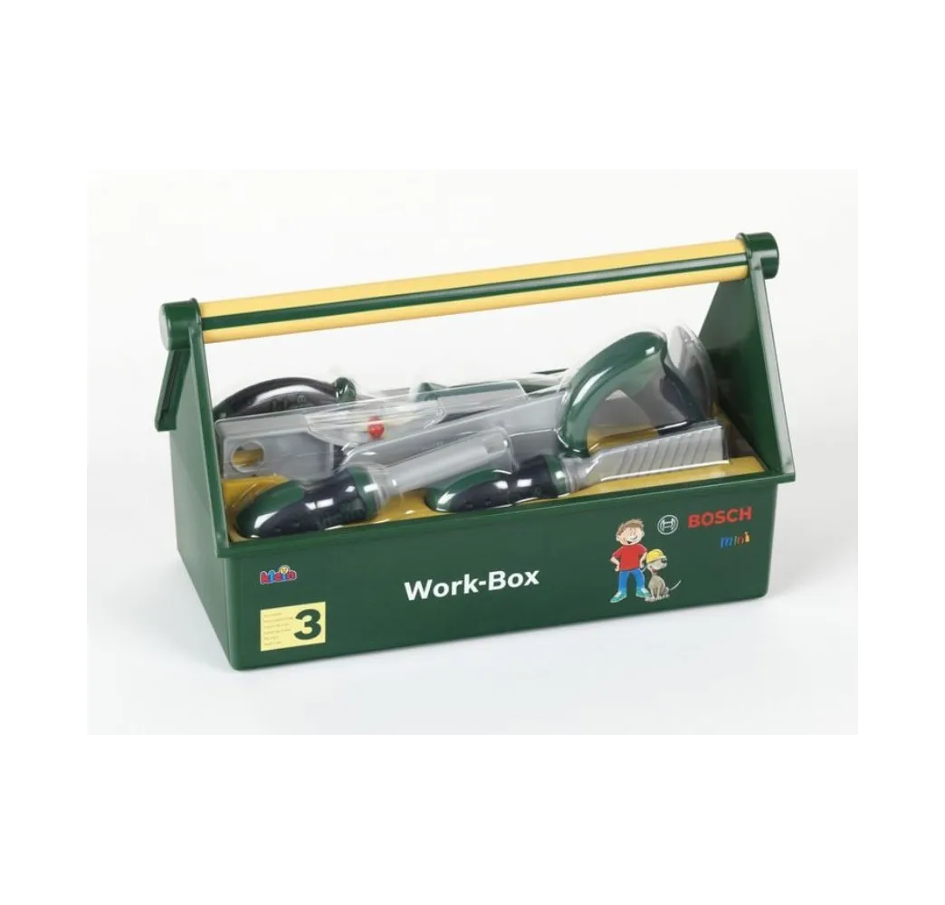 Klein Skrzynka z narzędziami Bosch dla chłopców 3+