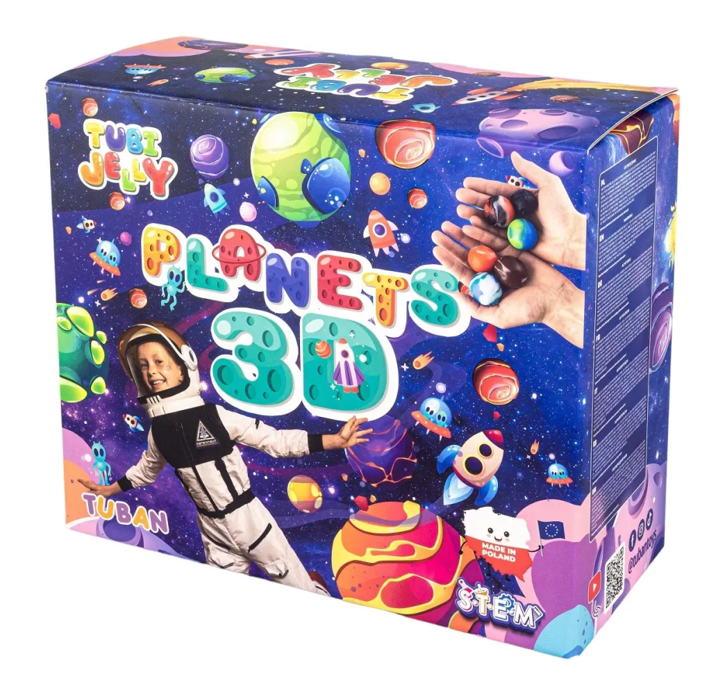 Tuban Tubi Jelly Planety zestaw kreatywny dla dzieci 8+