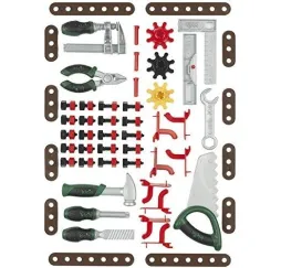 Klein Warsztat Bosch 79 el. – zestaw narzędzi dla dzieci 3+