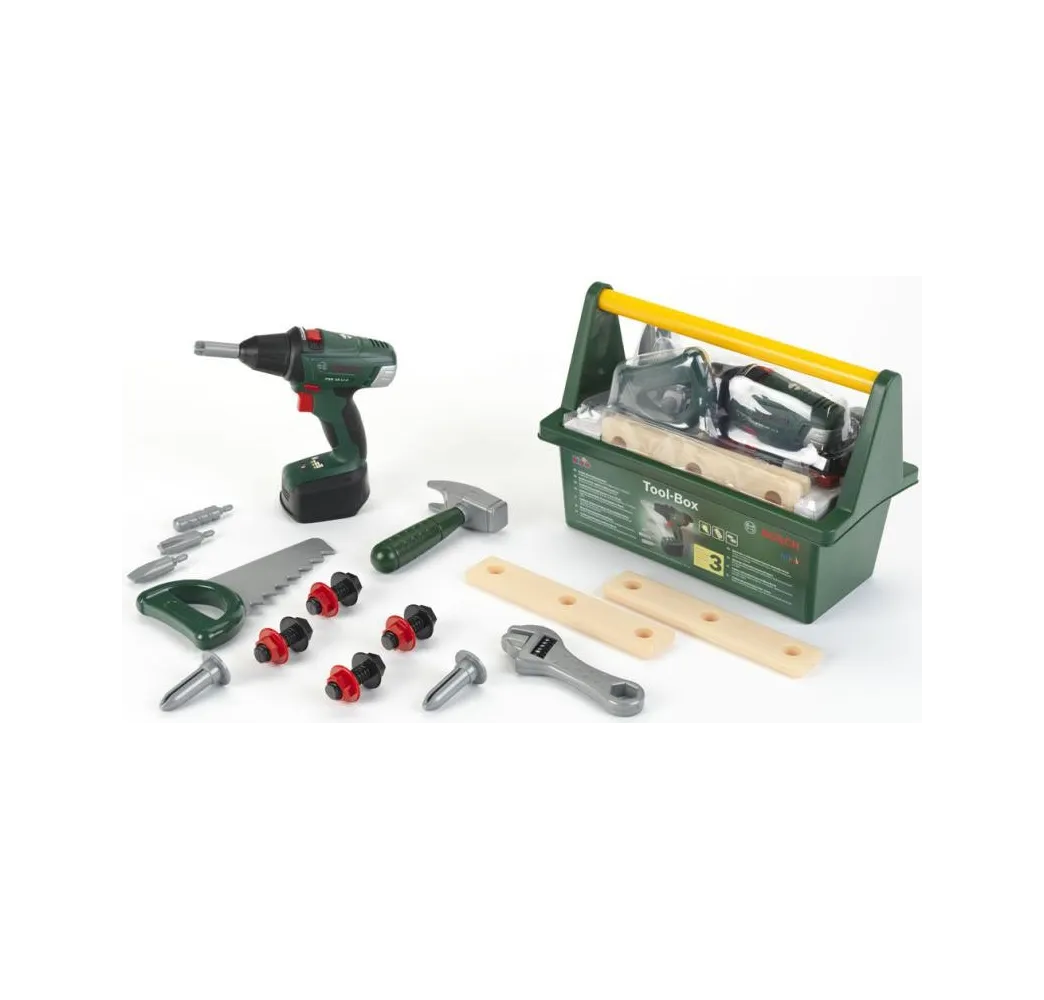 Klein Skrzynka narzędziowa Bosch II – zabawki kreatywne dla chłopców