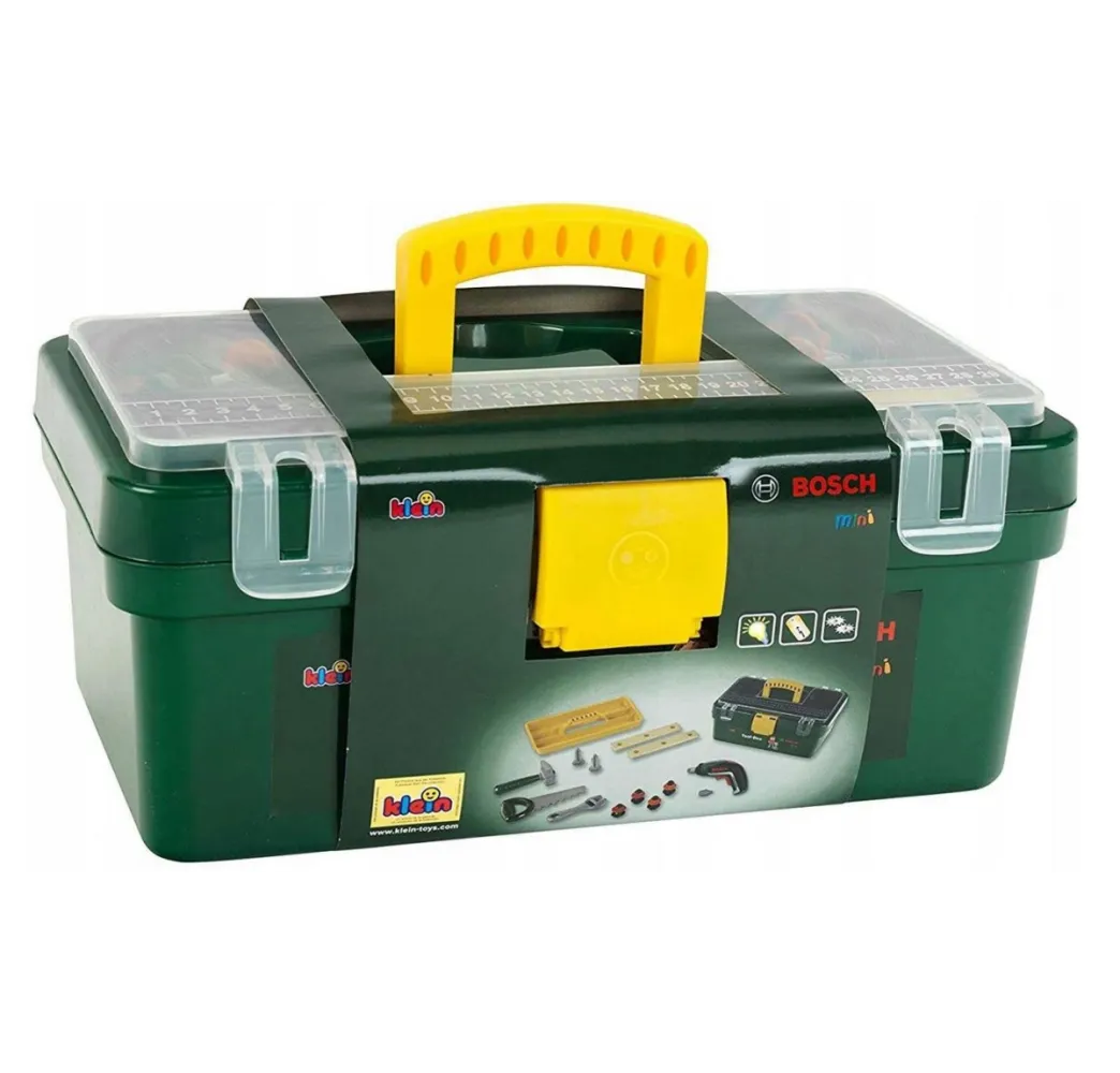 Klein Skrzynka z wkrętarką Bosch zestaw narzędzi dla dzieci