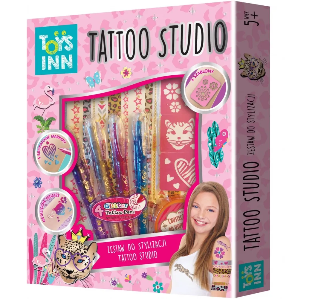 Stnux Tatoo Studio Pantera zestaw kreatywny dla chłopców 8+