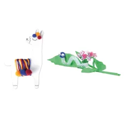 Lena zestaw rękodzieło 400 el. niebieski – zabawki kreatywne