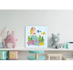 Mała syrenka Diamond Dotz zestaw kreatywny Dante 6+