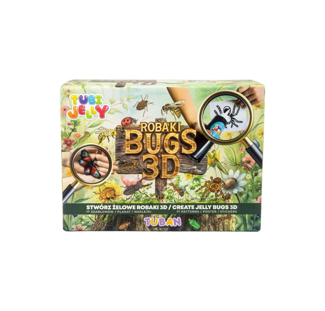 Tuban Zestaw Tubi Jelly Robaki – kreatywne figurki dla dzieci