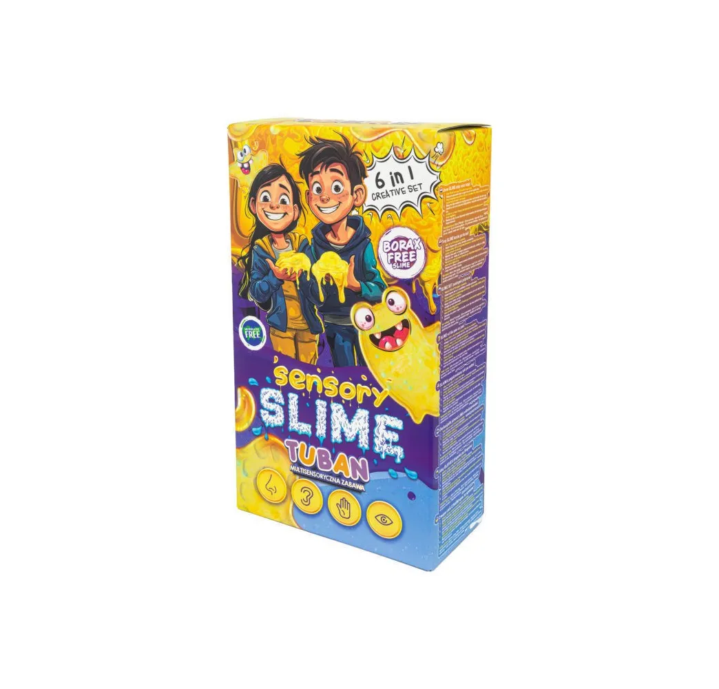 Tuban Sensory Slime 6w1 zestaw kreatywny dla dzieci 6+