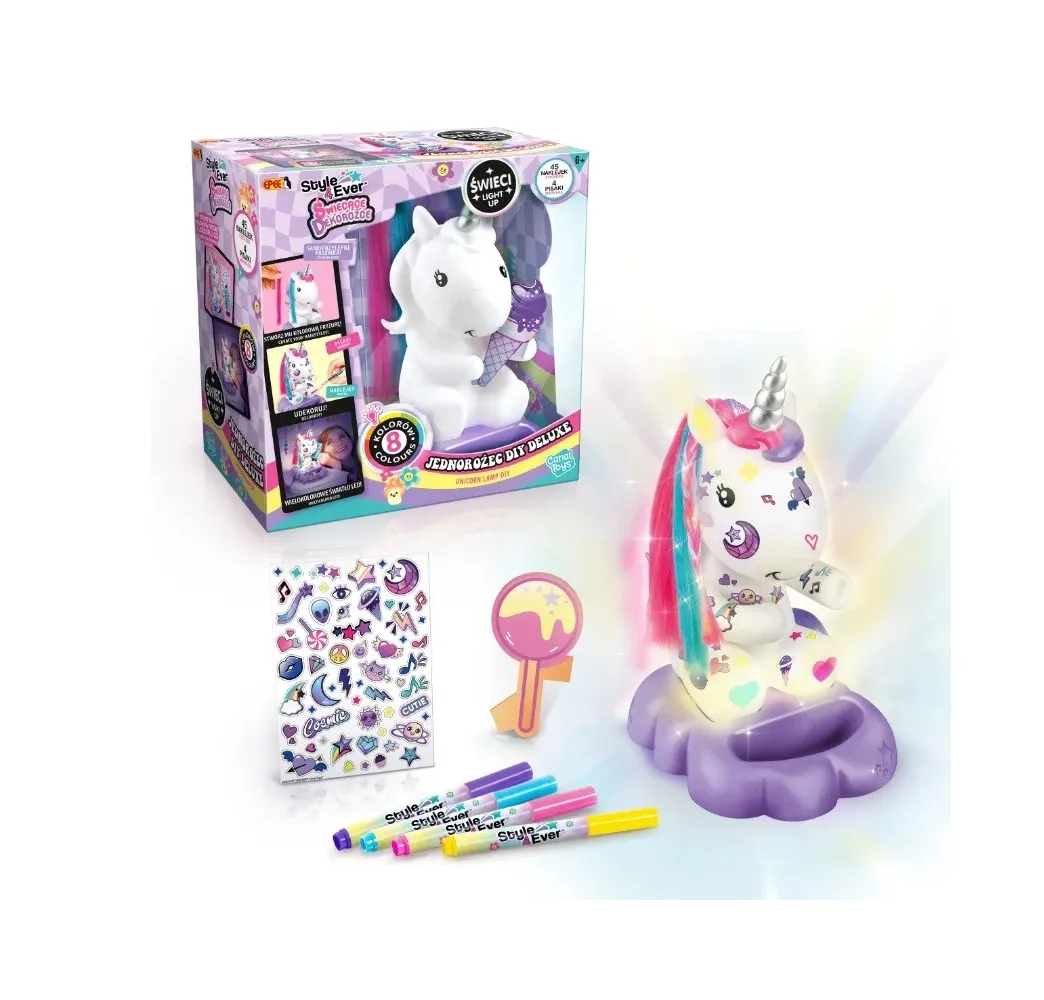 Epee Świecące Dekorożce Jednorożec DIY figurka dla dziewczynek