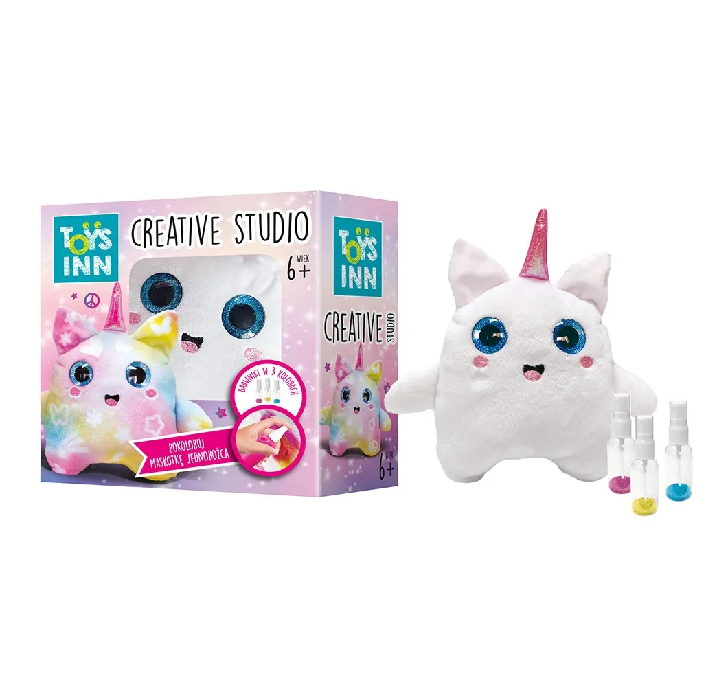 Stnux Spray Day Jednorożec maskotka do kolorowania 6+