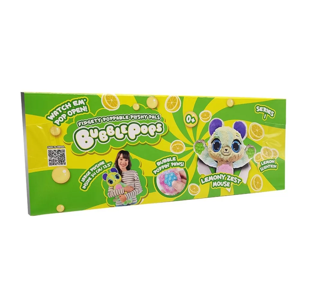 Bubble Pops Myszka cytrynowa – pachnąca maskotka Cobi Pluszaki