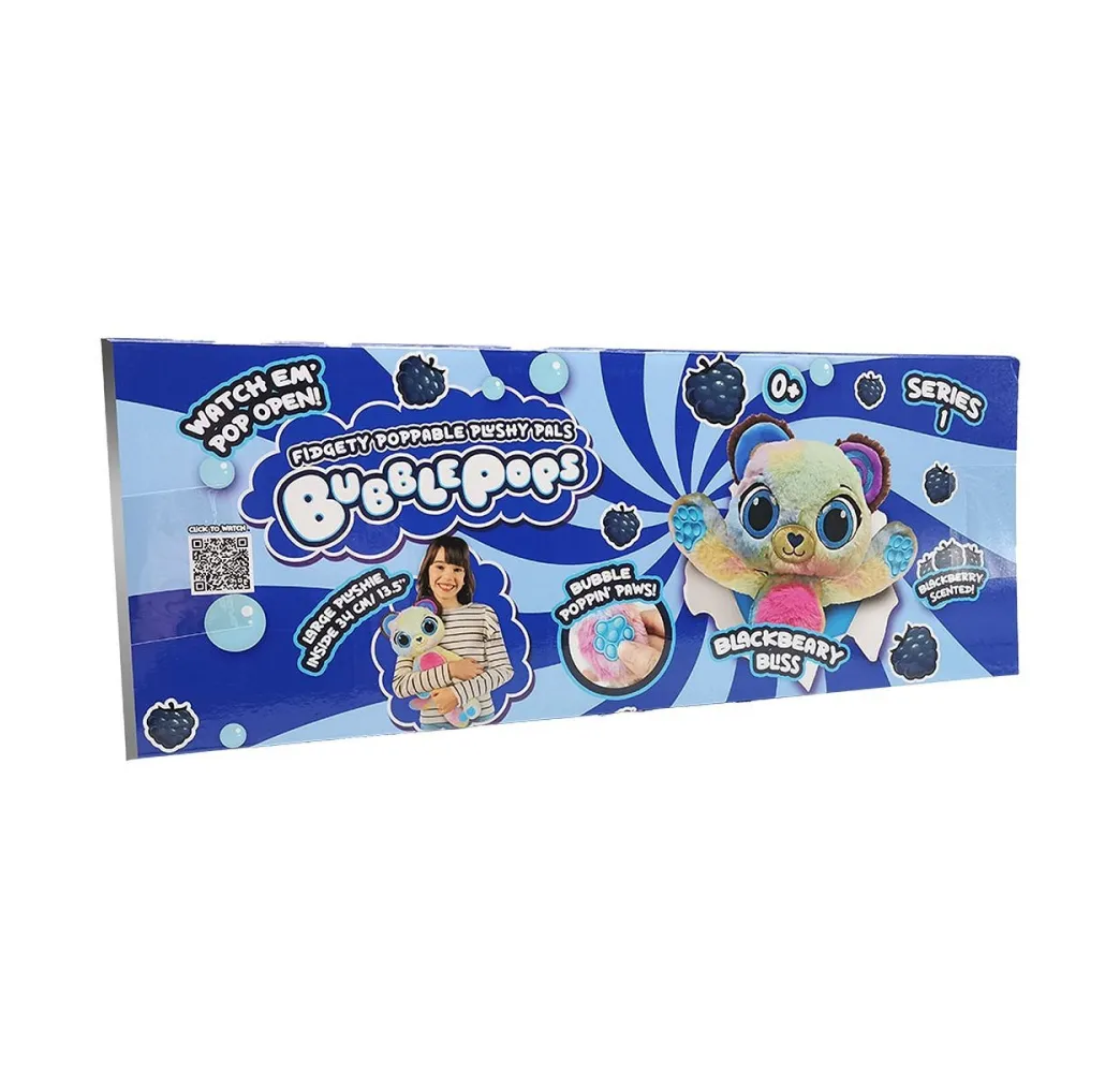 Cobi Bubble Pops Jeżynowy Miś – pachnąca maskotka pluszowa