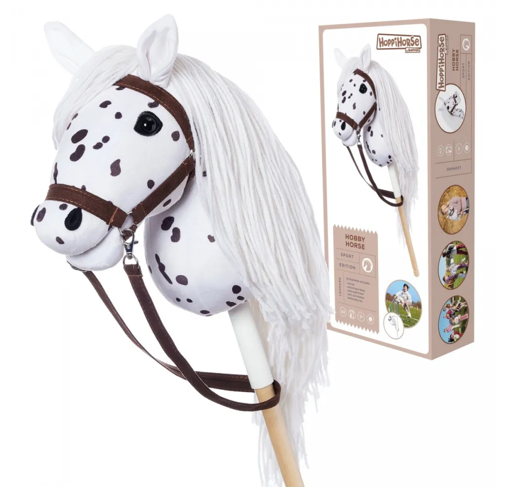 Hobby Horse HOPPIHORSE A3 Leopard – pluszak na kiju Tootiny