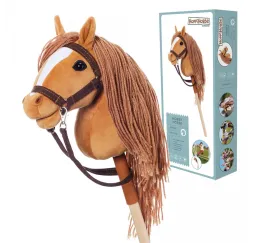 Koń na kiju Hobby Horse HOPPIHORSE A4 brązowy – Tootiny Pluszak