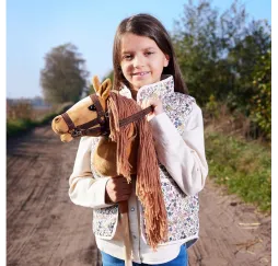 Koń na kiju Hobby Horse HOPPIHORSE A4 brązowy – Tootiny Pluszak