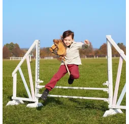 Koń na kiju Hobby Horse HOPPIHORSE A4 brązowy – Tootiny Pluszak