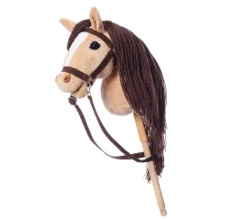 Tootiny Hobby Horse beżowy – pluszak na kiju A3
