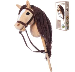 Tootiny Hobby Horse beżowy – pluszak na kiju A3