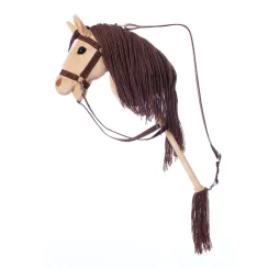 Tootiny Hobby Horse beżowy – pluszak na kiju A3