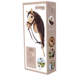 Tootiny Hobby Horse beżowy – pluszak na kiju A3