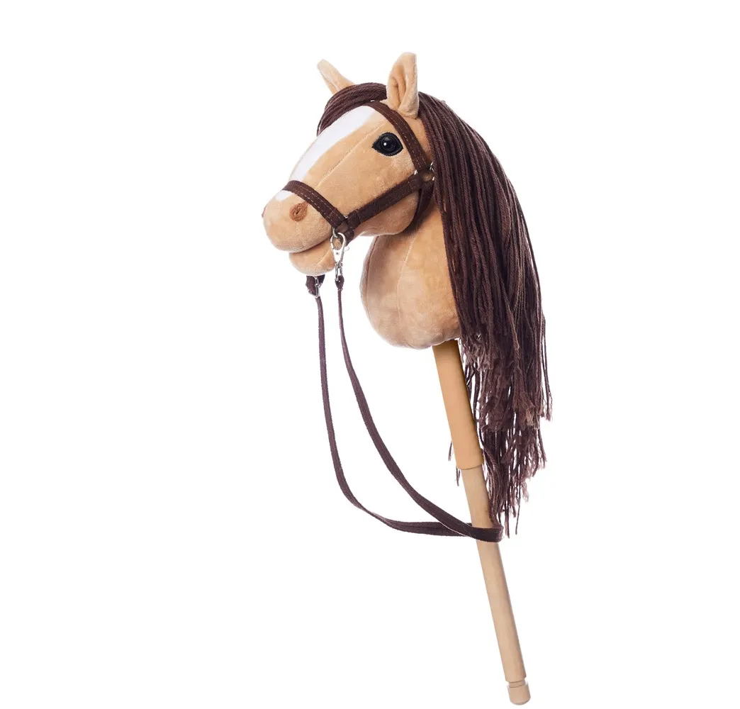 Tootiny HOPPIHORSE A4 beżowy koń na kiju 3+