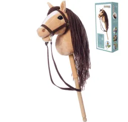 Tootiny HOPPIHORSE A4 beżowy koń na kiju 3+