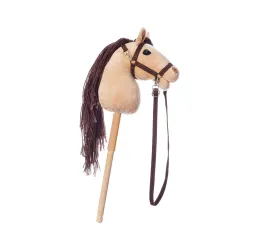 Tootiny HOPPIHORSE A4 beżowy koń na kiju 3+