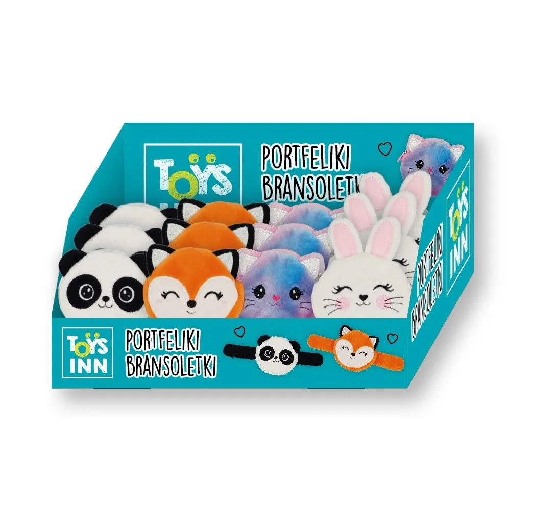 Stnux Pluszowy Portfelik bransoletka – maskotka dla dzieci 3+