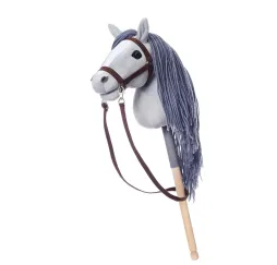 Hobby Horse HOPPIHORSE szary na kiju Tootiny