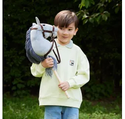 Hobby Horse HOPPIHORSE szary na kiju Tootiny