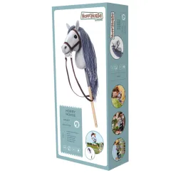 Hobby Horse HOPPIHORSE szary na kiju Tootiny