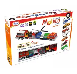 Malik Malblo Magnetyczne pojazdy delux 2 – zabawka 3+