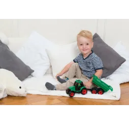 Lena Traktor z przyczepą 38 cm – zabawka dla chłopców