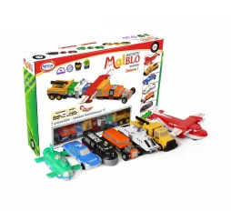 Malik Malblo Magnetyczne pojazdy deluxe zestaw 3+