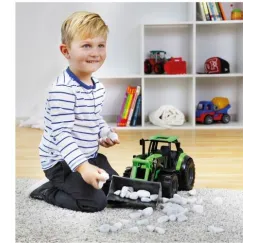 Lena Worxx Traktor z łyżką Agrotron 45 cm – pojazd dla chłopca