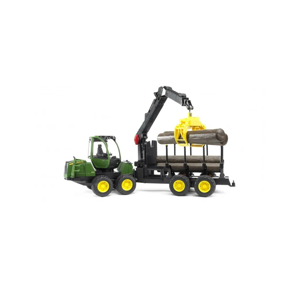Bruder Ładowacz John Deere 1210E z chwytakiem
