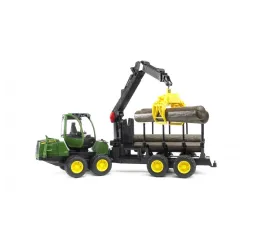 Bruder Ładowacz John Deere 1210E z chwytakiem