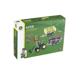 Klein Traktor John Deere do skręcania z przyczepami modelarz