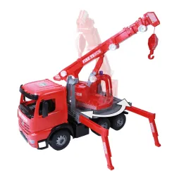 Lena Dźwig Straż Pożarna 70 cm – pojazd dla chłopców 3+